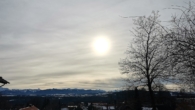 Titelbild - Aussicht Sonne mit Blick in die Alpen